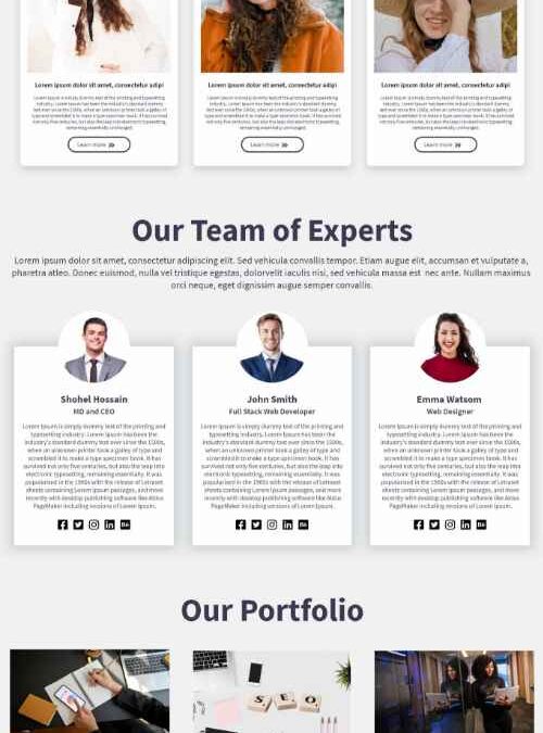 I will create wordpress website and design landing page