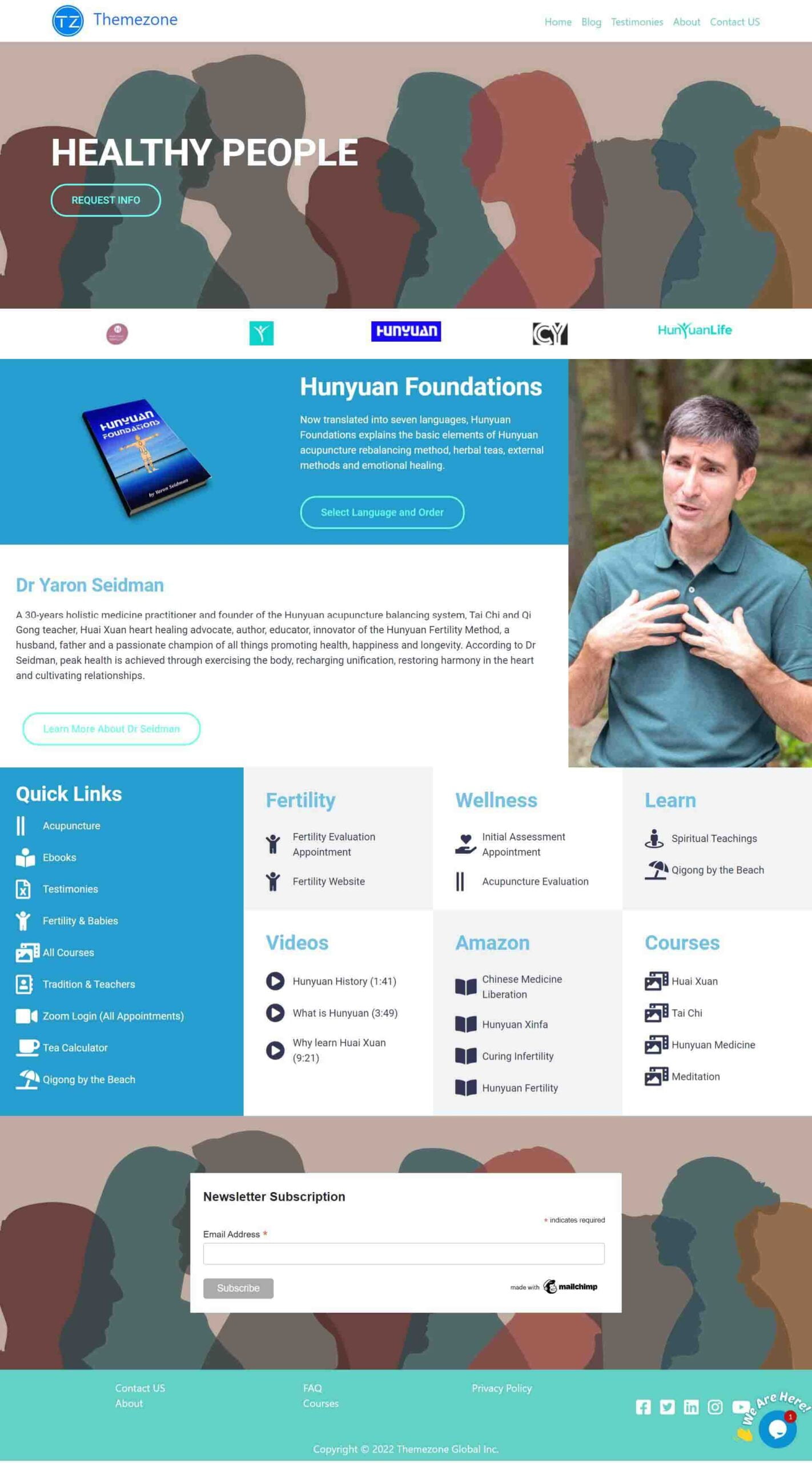 Medical Agency landing page