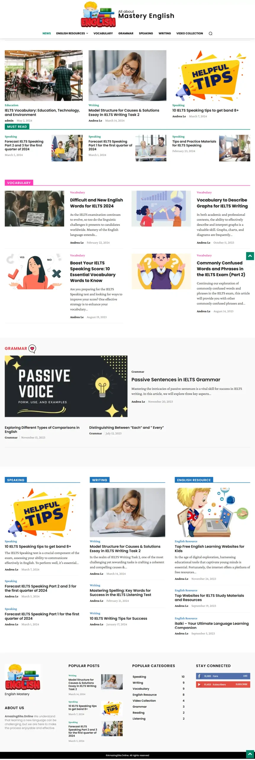 Best learning website design with SEO-optimized