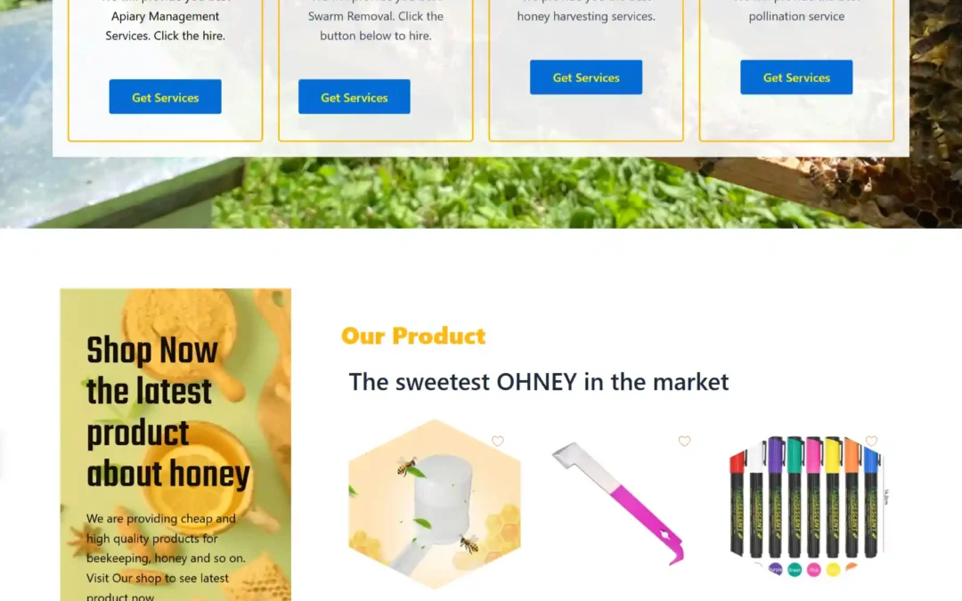 Global Beekeeping Communiy | Best agriculture and farming website design