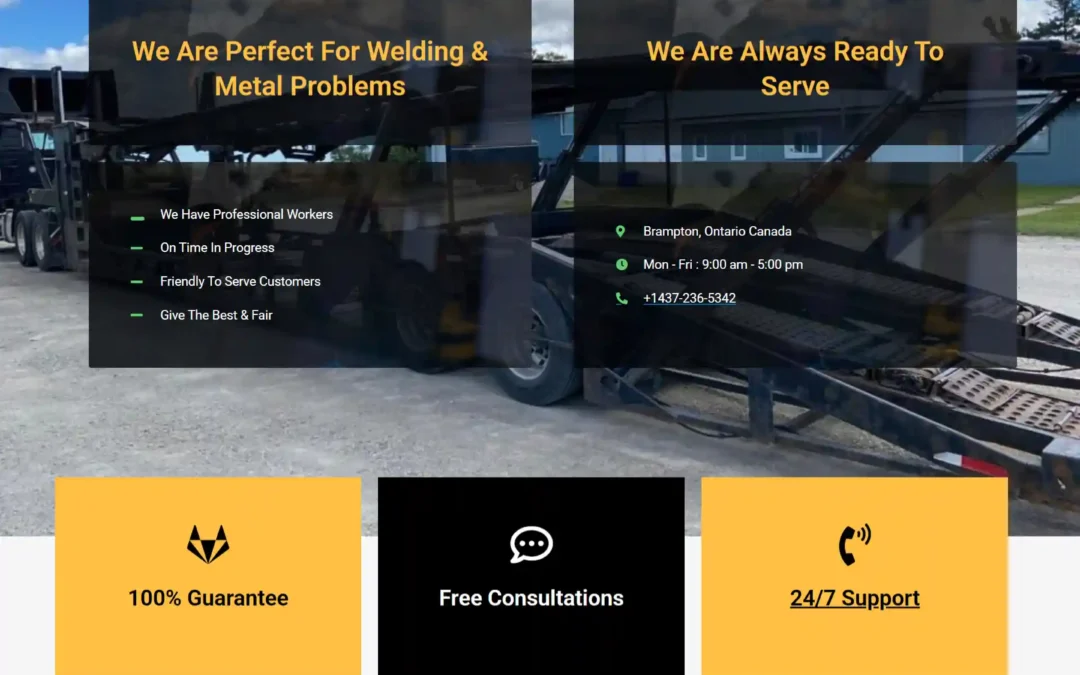 JS Welding | Best welding services website design